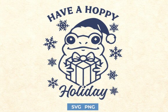 Have a Hoppy Holiday Frog Funny SVG PNG Graphics and Crafts Review