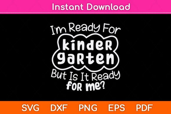 Kids First Day of Kindergarten Funny Svg Graphics and Crafts