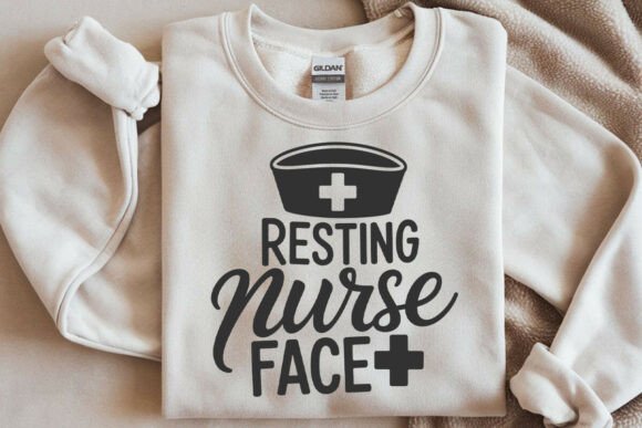 Resting Nurse Face SVG File, Funny Svg Graphics and Crafts Review